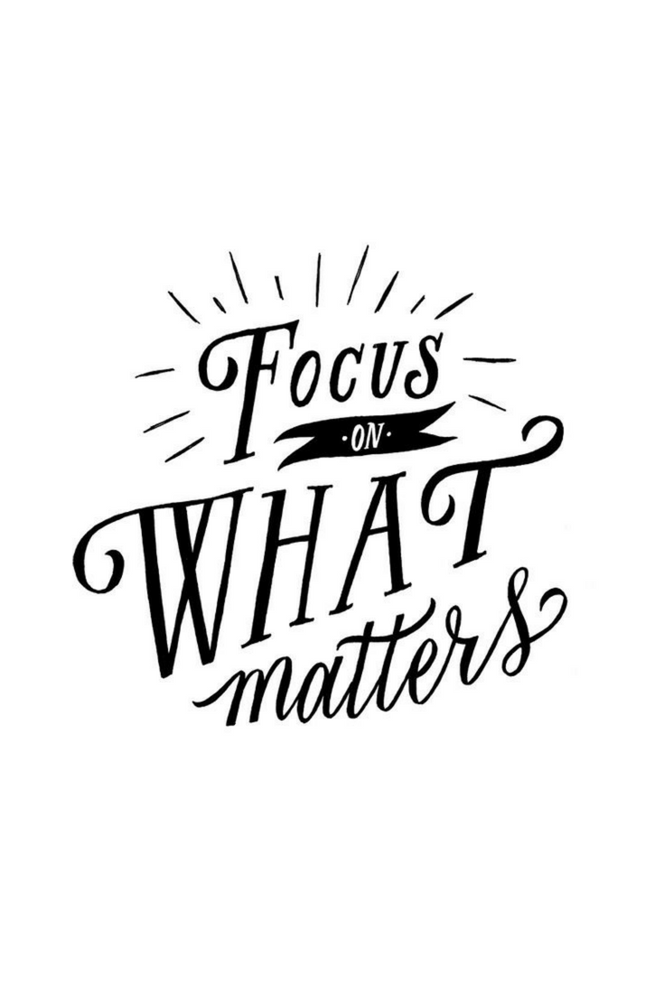 dont market, focus on what matters